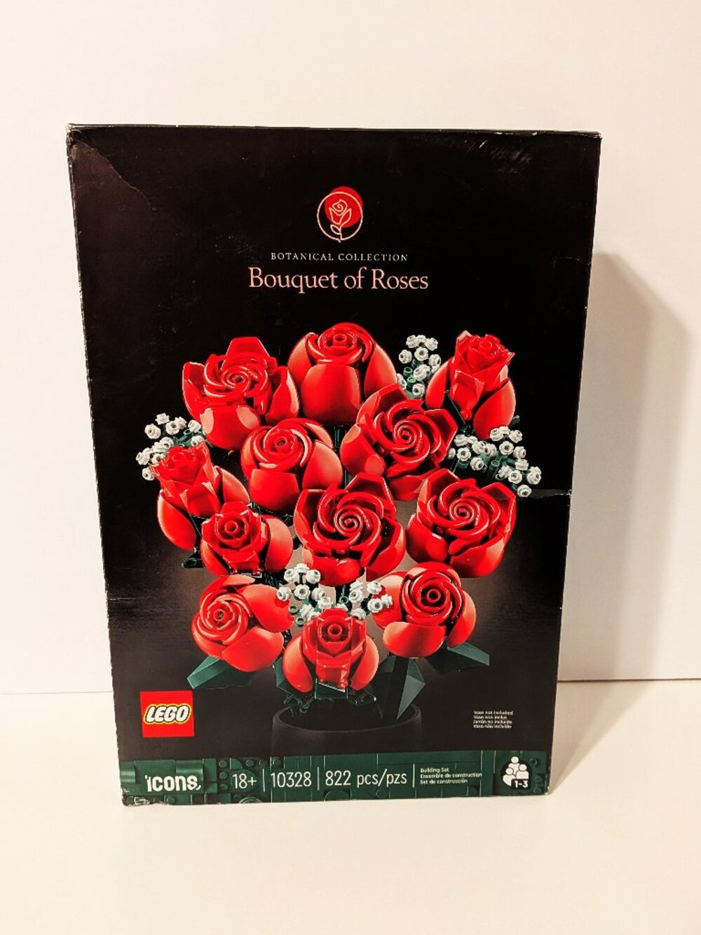 LEGO Botanicals: Bouquet of Roses 10328 - 822 pcs - Ages 18+ (#R3-A4)  New Seal